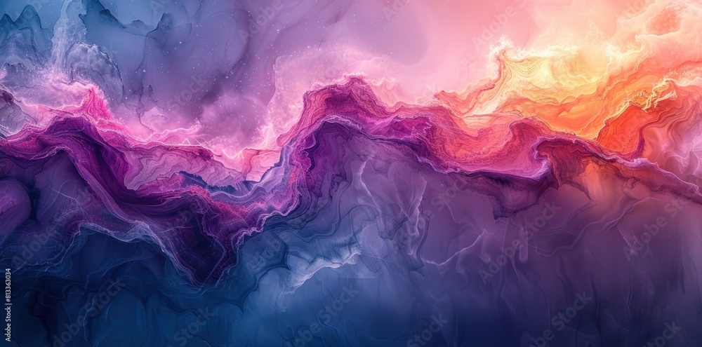 Fototapeta premium Abstract colorful smoke wallpaper background