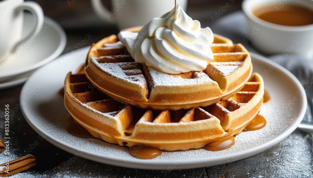 Vanilla Marshmallow Waffles: A Sweet Indulgence Vanilla Marshmallow Waffles: A Sweet Indulgence