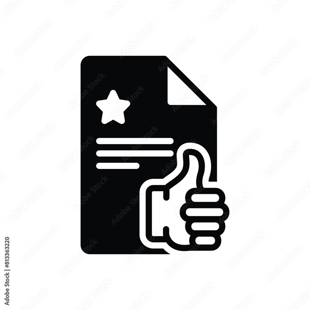 Black solid icon for feedback Black solid icon for feedback