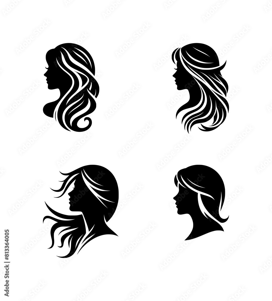silhouette icon of woman (artwork 2) silhouette icon of woman (artwork 2)