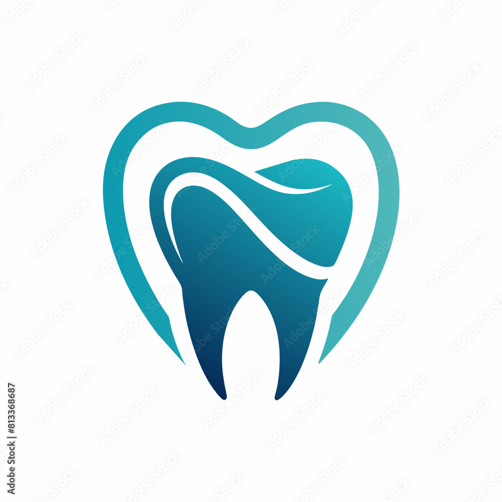 Simple and modern dental Care logo vector icon illustration. Simple and modern dental Care logo vector icon illustration.