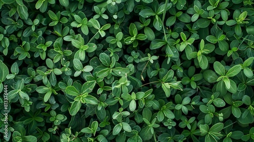 Wallpaper Mural A detailed top view of a green grass texture, providing a fresh and natural background Torontodigital.ca