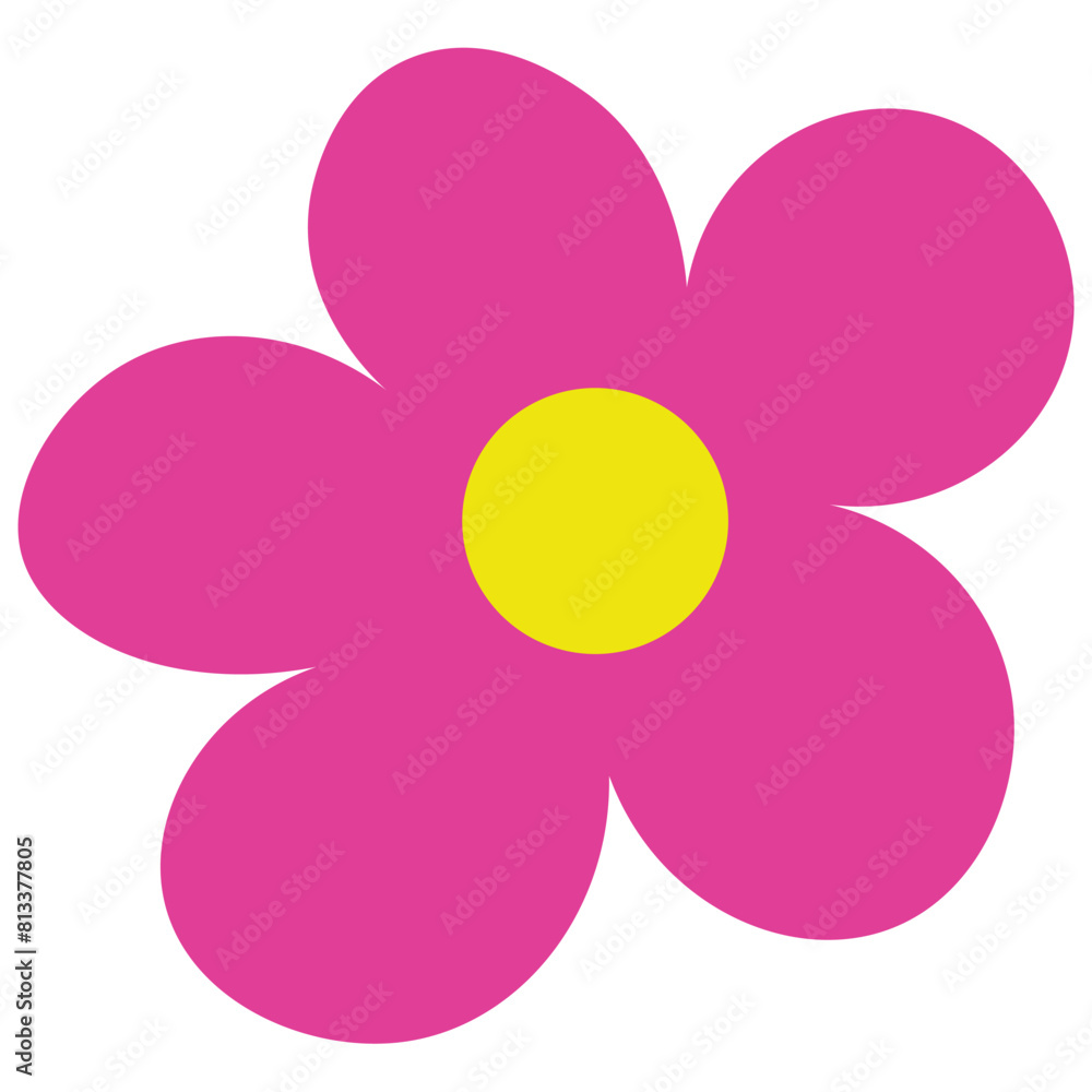 Flat design Tropical flower Flat design Tropical flower