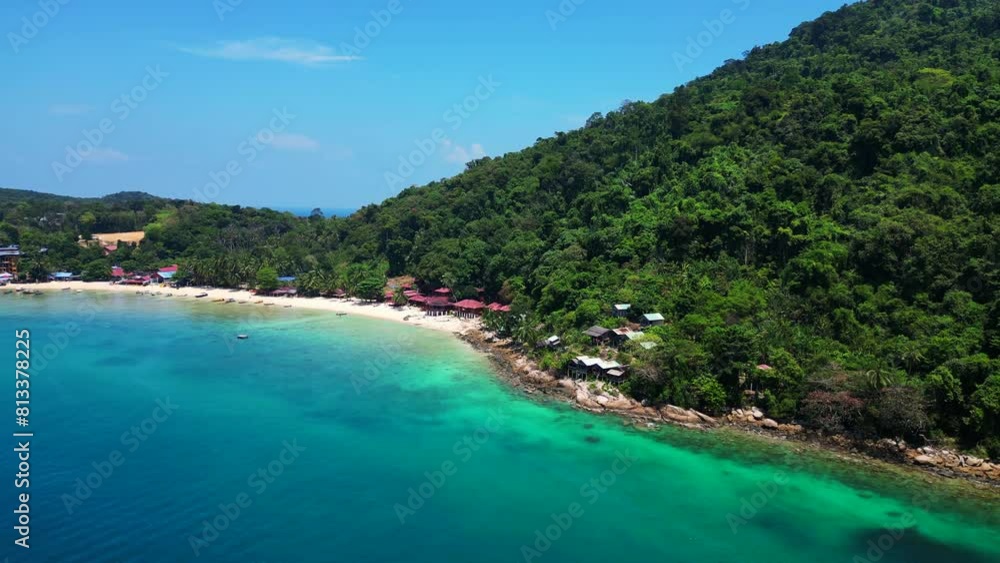 white sandy beach idyllic perhentian kecil island. Perfect aerial view flight
panorama overview drone
4k white sandy beach idyllic perhentian kecil island. Perfect aerial view flight
panorama overview drone
4k