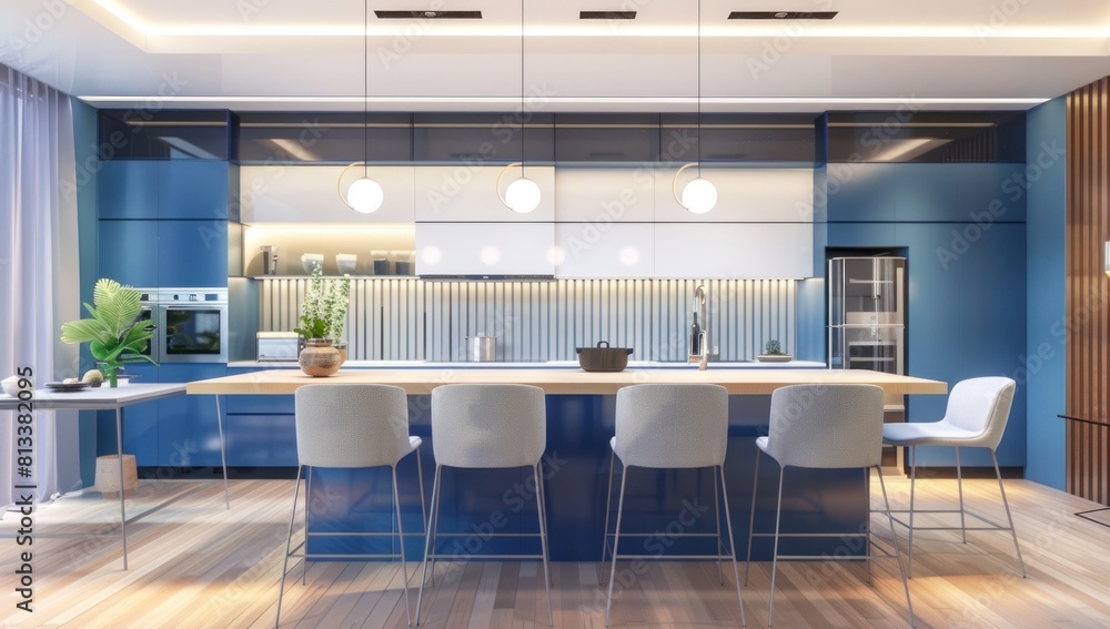 A modern kitchen with sleek white cabinets and white wall, contemporary appliances, and bright, spacious ambiance. tawassul A modern kitchen with sleek white cabinets and white wall, contemporary appliances, and bright, spacious ambiance. tawassul