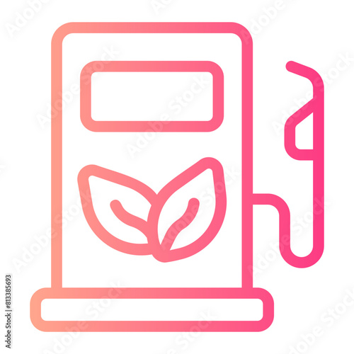 biofuel gradient icon