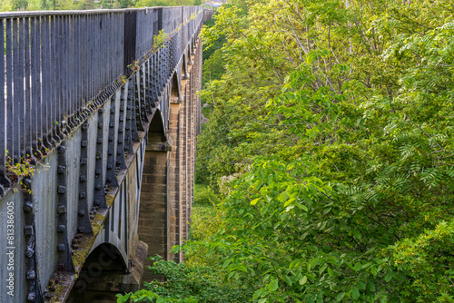 The Pontcysyllte Aqueduct in Trevor, Wales, UK photo