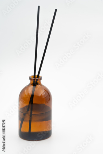 defuser with sticks on a white background photo