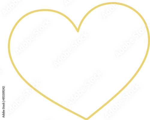 Golden elegant texture love border