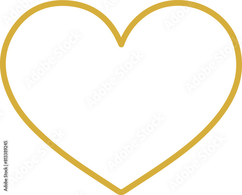 Golden elegant texture love border