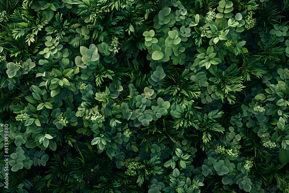 Green ivy leaves create a lush, natural background with a fresh, green texture Green ivy leaves create a lush, natural background with a fresh, green texture