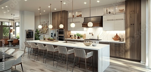 modern kitchen interior