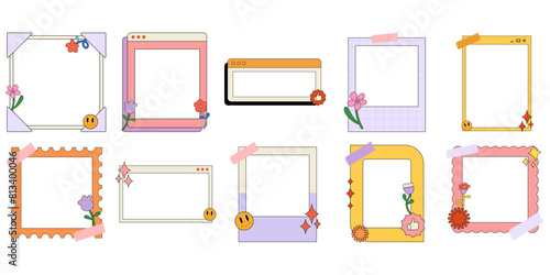 Pop Art Retro Frame