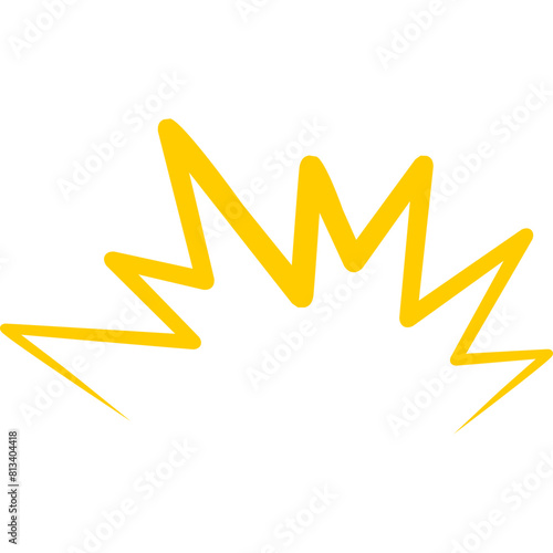 Comic Accent Shape