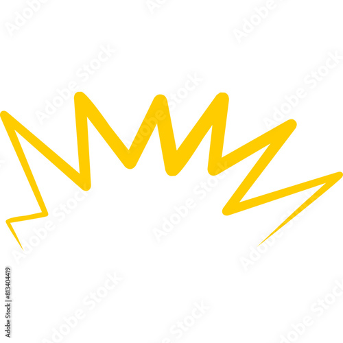 Comic Accent Shape