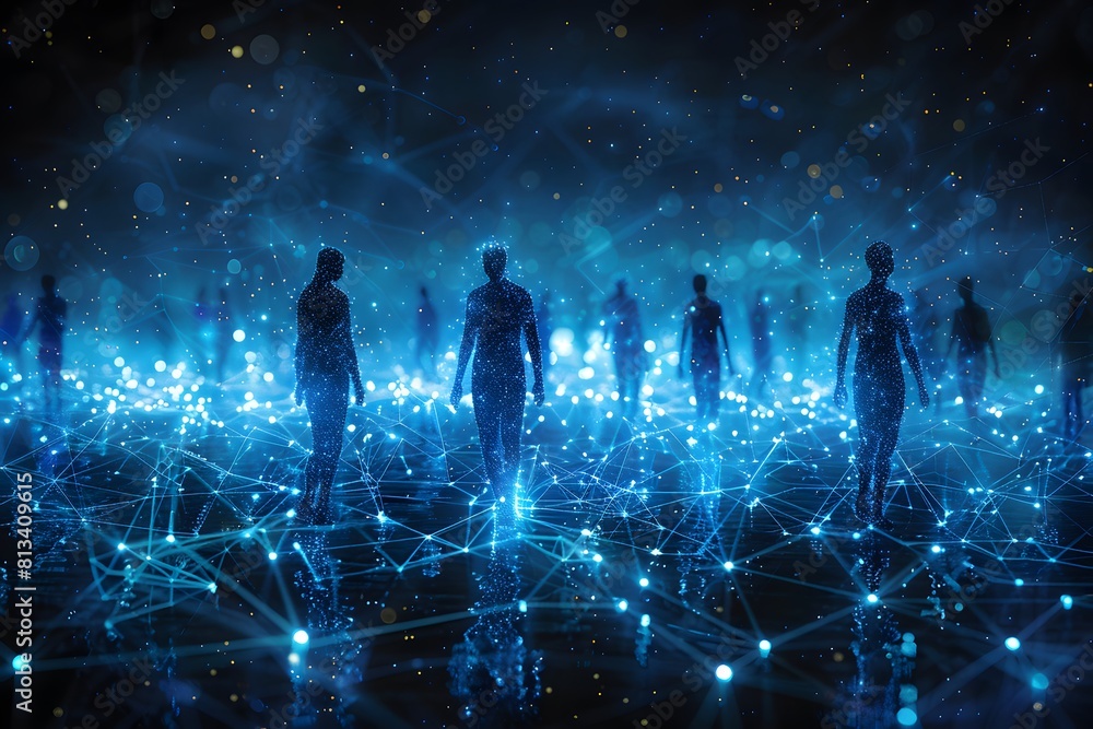 The connectedness of each person, the concept of connectedness of people The connectedness of each person, the concept of connectedness of people