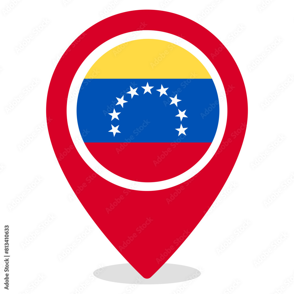 Vector Icon for Venezuela, country, national, flag, world flag Vector Icon for Venezuela, country, national, flag, world flag