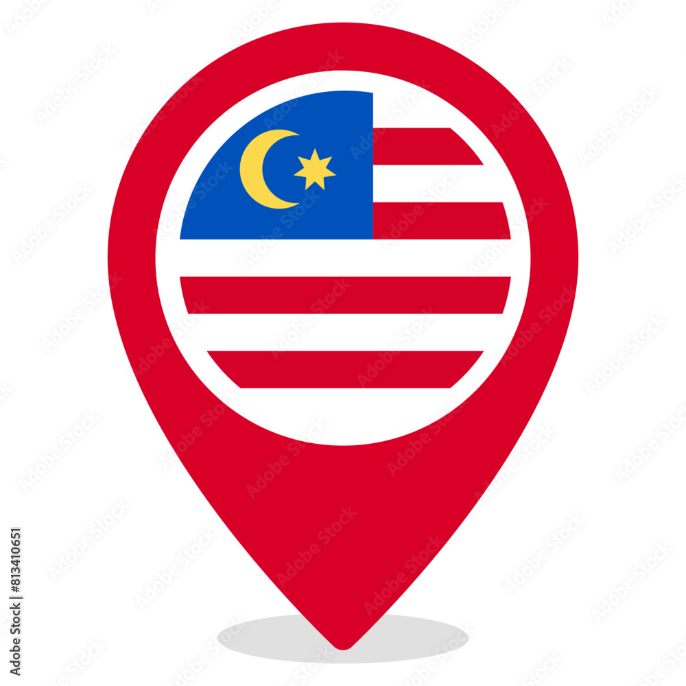 Vector Icon for Malaysia, country, national, flag, world flag Vector Icon for Malaysia, country, national, flag, world flag