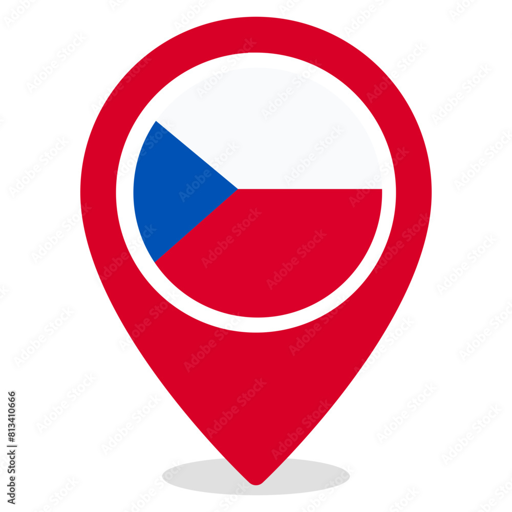 Vector Icon for Czech Republic, country, national, flag, world flag Vector Icon for Czech Republic, country, national, flag, world flag