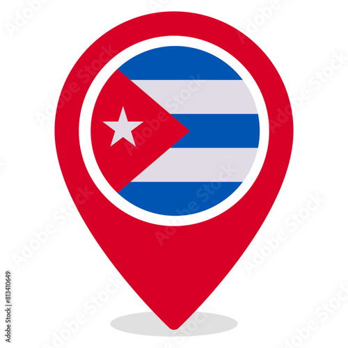 Vector Icon for cuba, country, national, flag, world flag