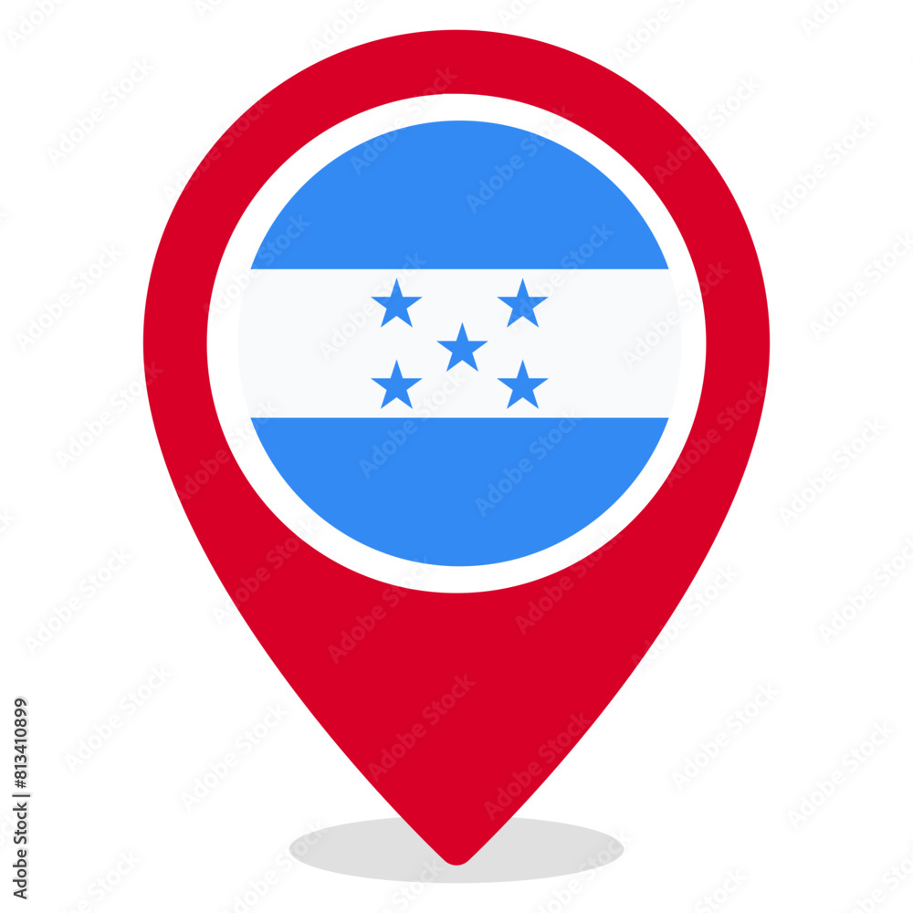 Vector Icon for Honduras, country, national, flag, world flag Vector Icon for Honduras, country, national, flag, world flag