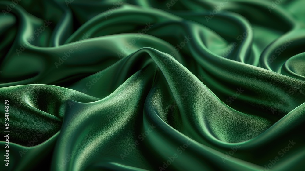 Luxurious deep green velvet with elegant folds capturing light and texture in detail
Luxurious deep green velvet with elegant folds capturing light and texture in detail