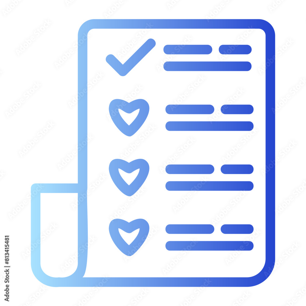 wedding document icon outline gradient wedding document icon outline gradient