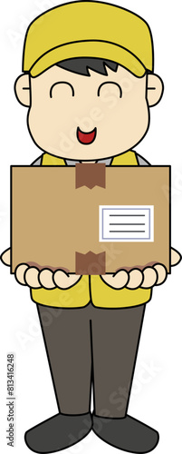 Deliveryman Illustrator