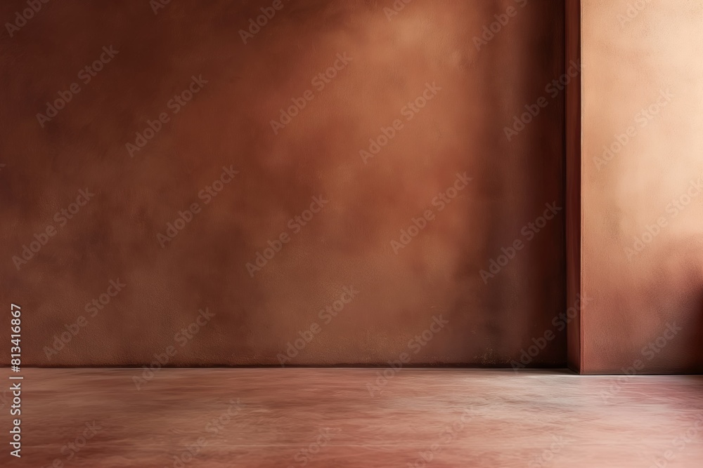 Warm earthy tones of a studio wall Warm earthy tones of a studio wall