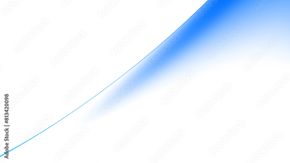 Blurred transparent gradient background. Elegant blue wavy line on Transparent png overlay background Blurred transparent gradient background. Elegant blue wavy line on Transparent png overlay background