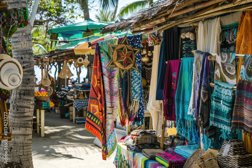 Eclectic market by the sea