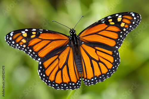 Beautiful monarch butterfly