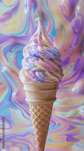 Playfully Tilted Ice Cream ...