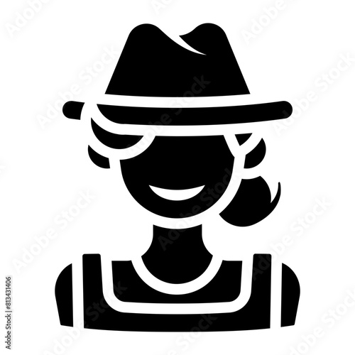female farmer icon