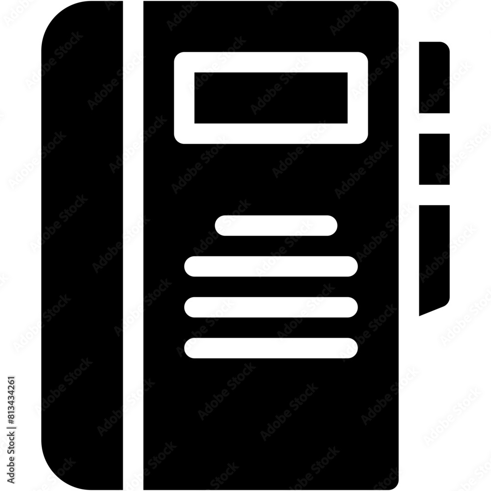 Vector Icon Book, contact, contact book, contact list, book Vector Icon Book, contact, contact book, contact list, book