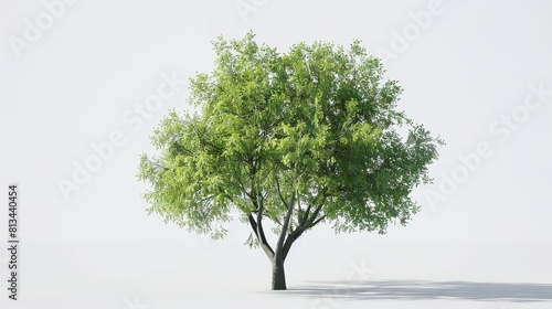 Green Wide Tree Cut Out in 8K Resolution  Realistic Lighting  
