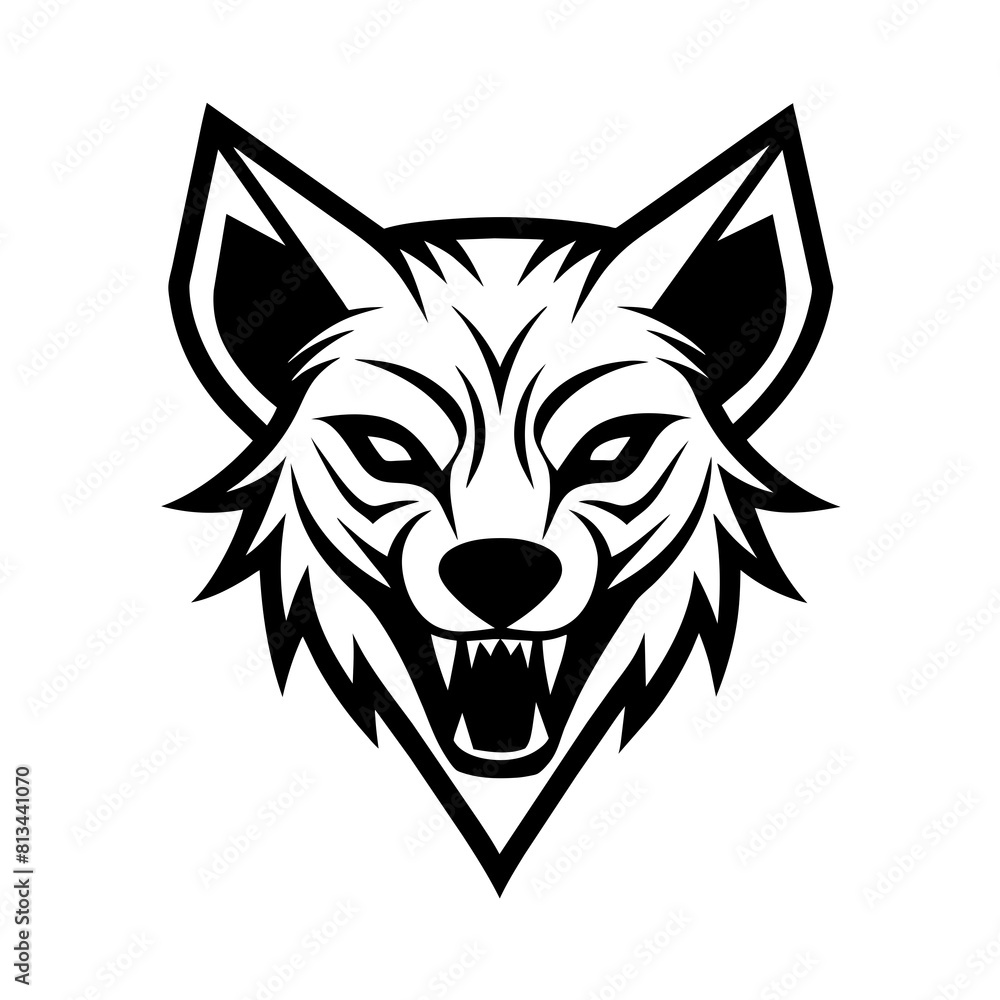 Wolf head vector illustration. This is an editable file.
Wolf head vector illustration. This is an editable file.