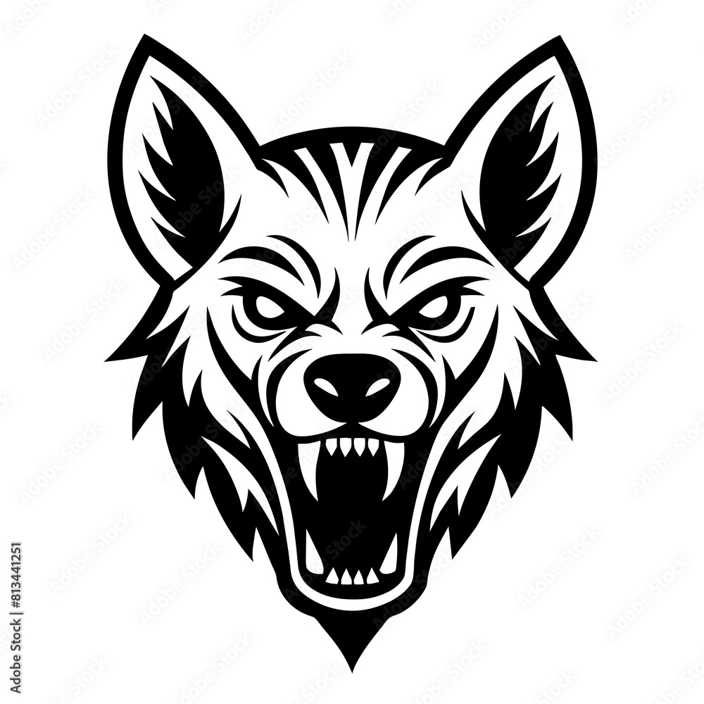 Wolf head vector illustration. This is an editable file.
Wolf head vector illustration. This is an editable file.