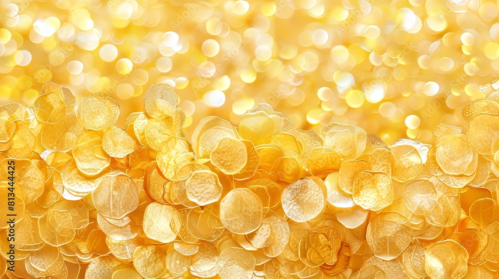 Mesmerizing abstract yellow light bokeh blur for visually striking background imagery Mesmerizing abstract yellow light bokeh blur for visually striking background imagery