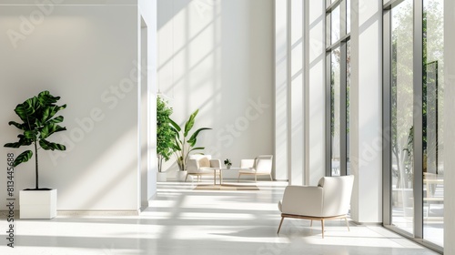 modern office building interior