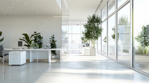 modern office building interior