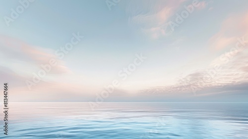 Clean Blush Blue Horizon  a horizon-themed  portrait-oriented backdrop in blush blue  offering a clean and serene vista for creative projects. 