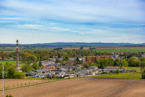 Countryside landscape near Sobeslav, southern Bohemia. photo