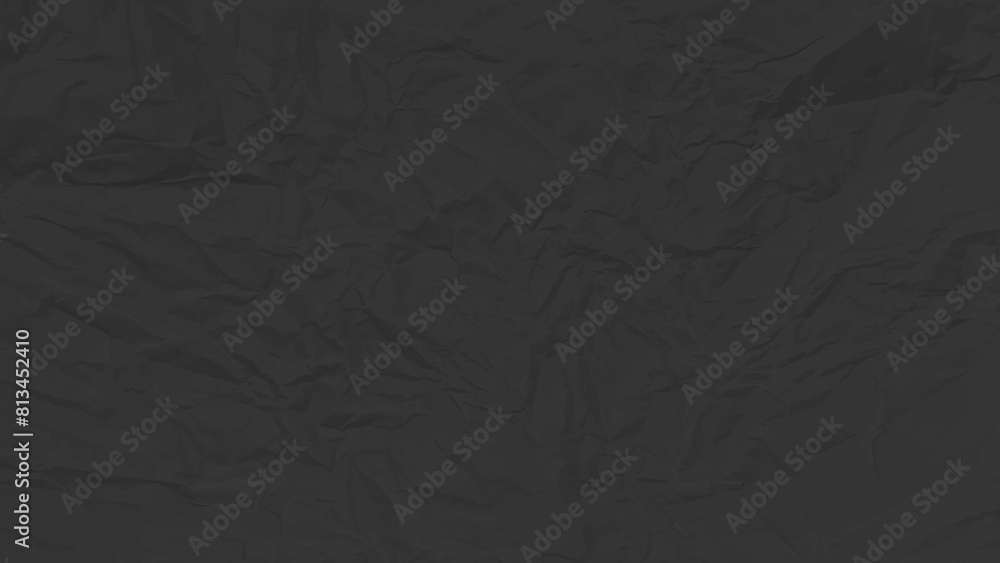 Black clean crumpled paper Black clean crumpled paper