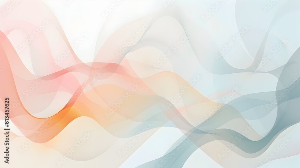 Fluid Abstract Background with Geometric Shapes and Centered Composition in Pastel Color Scheme Fluid Abstract Background with Geometric Shapes and Centered Composition in Pastel Color Scheme