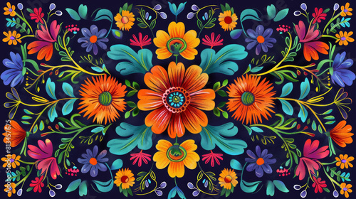 a painting of a colorful flower arrangement