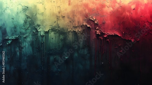 Mesmerizing Grunge Abstraction Fluid Watercolor Splashes Create a Dynamic Captivating Backdrop