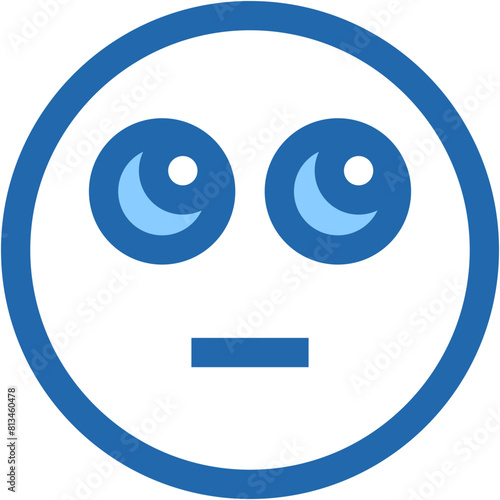 Vector Icon Distracted, emoji, emotion, smiley, feelings