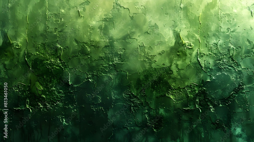 Vibrant Grunge Inspired Abstract Landscape with Textural Layers and Verdant Hues Vibrant Grunge Inspired Abstract Landscape with Textural Layers and Verdant Hues