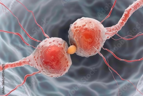 Stages of embryo development  ovulation of secondary egg and fertilization process photo